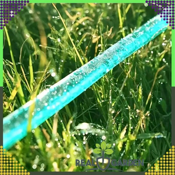 Garden hose sprinkler with quick connectors 3 m RC-K-1472 green