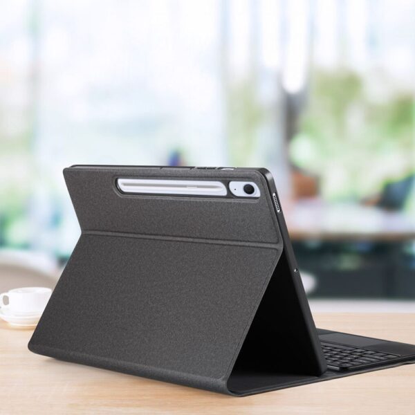 DUX DUCIS case TK foldable with Wireless Keyboard for SAMSUNG Tab S10 FE Plus black