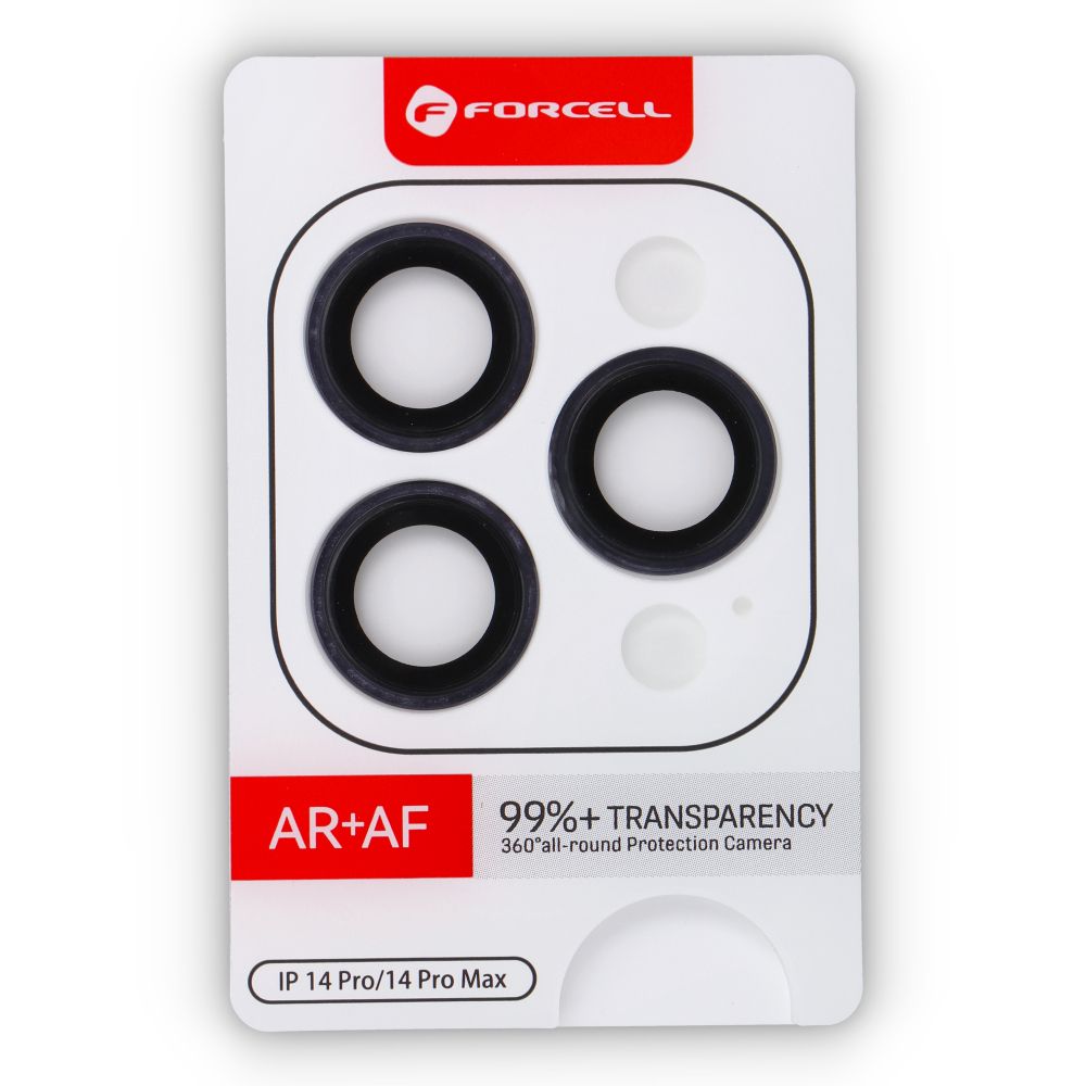 Forcell Premium Camera Lens Tempered Glass - for iPhone 14 Pro / 14 Pro Max Deep Purple