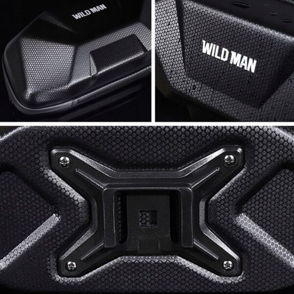 fcb327865ae23bd99d3907f8648c222e WILDMAN traveling bag for bike handlebars with zipper 3,5L X9 black