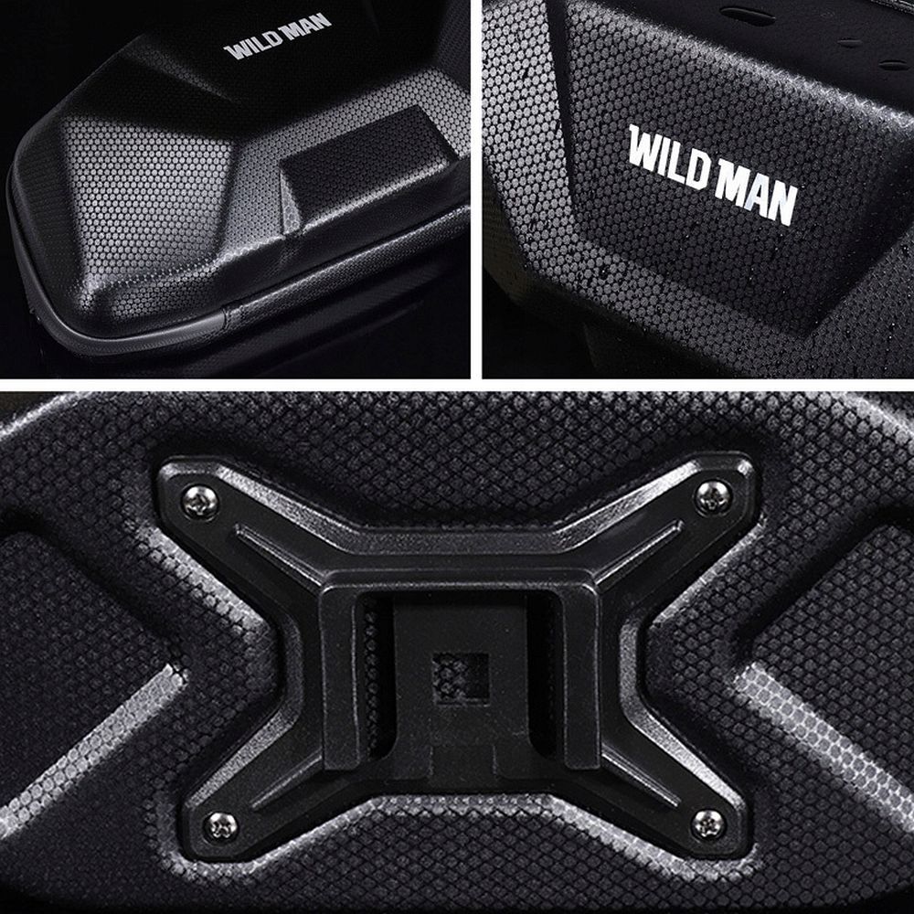 fcb327865ae23bd99d3907f8648c222e WILDMAN traveling bag for bike handlebars with zipper 3,5L X9 black