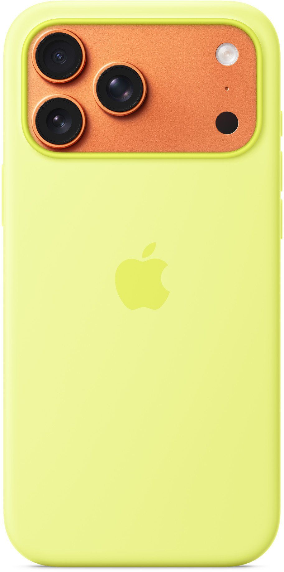 iPhone 17 Pro Max Silicone Case with MagSafe – Neon Yellow