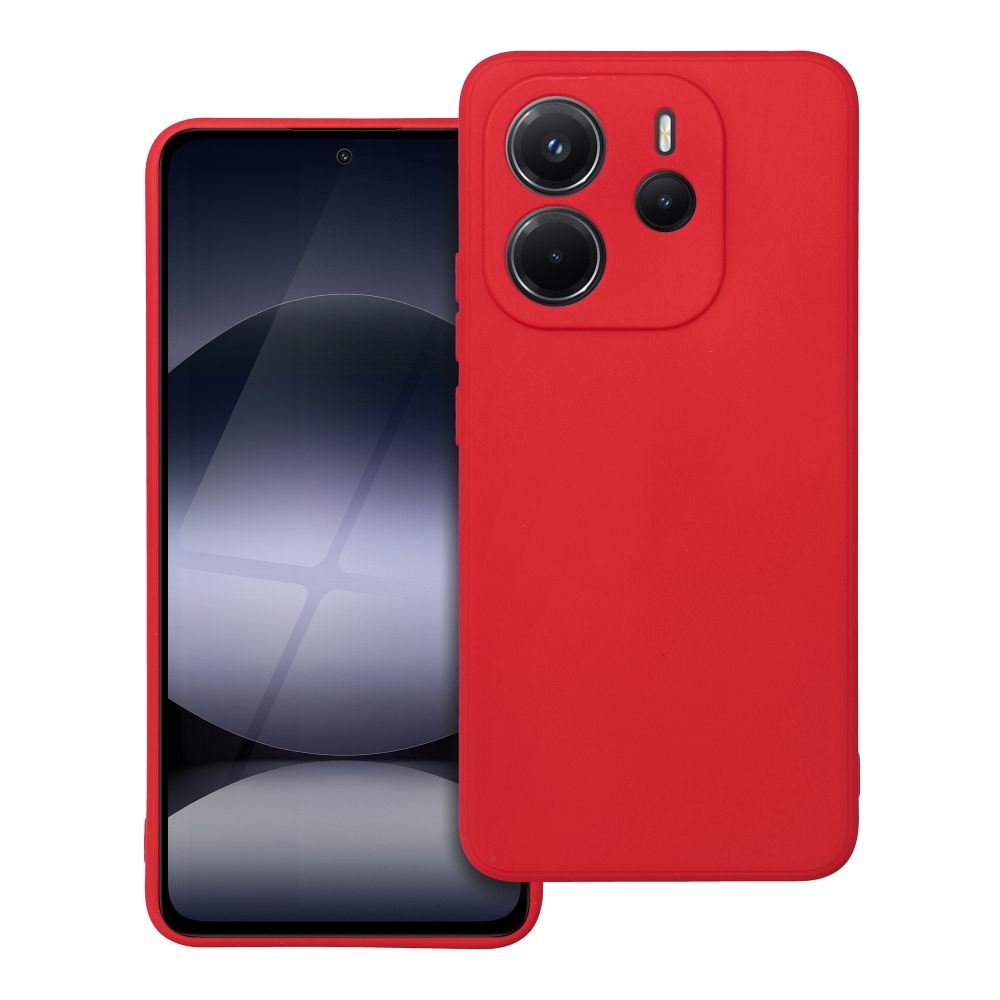 fe99b1dcf0f9ed5d43fad89d417e9aec SOFT case for XIAOMI Redmi Note 14 4G (GLOBAL - 164,84mm x 78,15mm x 8,16mm) red