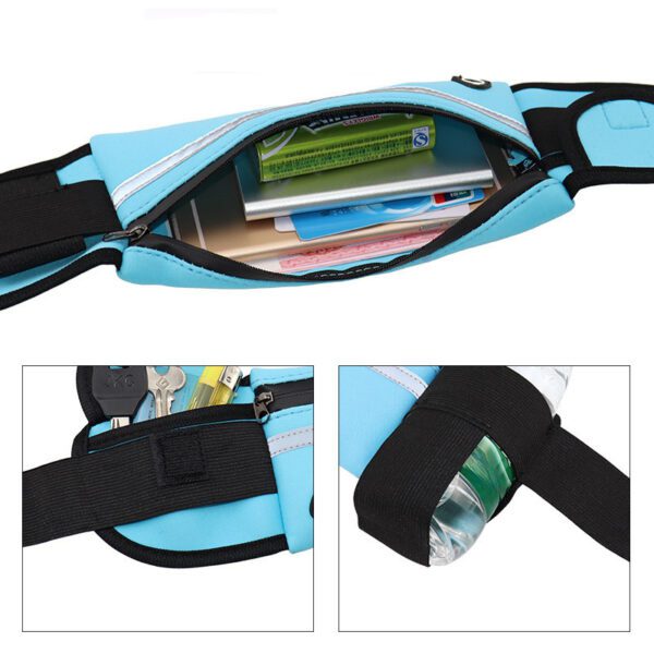 Running Sports Belt Type 1 - iPhone 16 Pro/16 Pro Max / Galaxy S25 Ultra/S25/S24 Ultra/S24/A55/A25/A16/A15/Redmi 14C blue
