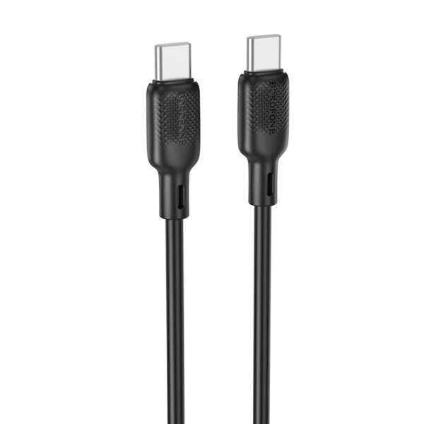 Borofone Cable BX113 Lenny - Type C to Type C - PD 60W 3A 2 metres black