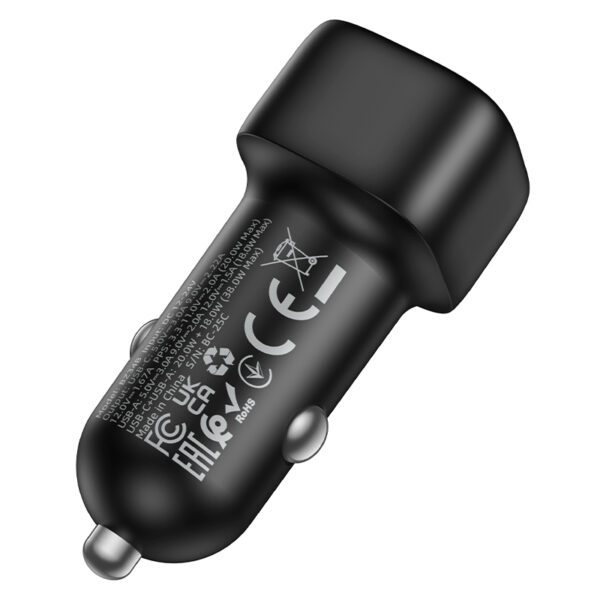 foto_add-321218 Borofone Car charger BZ34B Cloud - USB + Type C - QC 3.0 PD 38W black