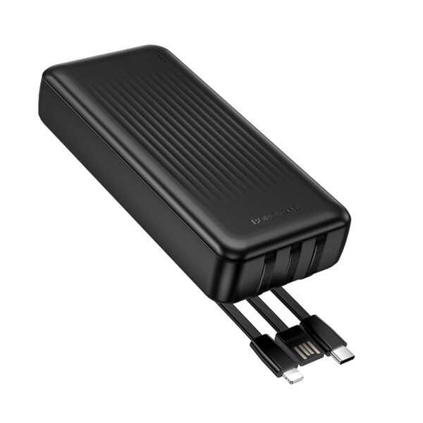 foto_add-321320 Borofone Power Bank 20000mAh BJ79A Clever - USB -  with Type C and Lightning cables black