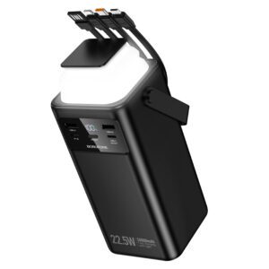 product-102170 Borofone Power Bank 50000mAh BJ65A High - 2xUSB + Type C - QC 3.0 22,5W + PD 20W with USB, Type C, Lightning and micro USB black
