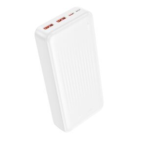 product-103007 Borofone Power Bank 20000mAh BJ80A Clever - 2xUSB + Type C - QC 3.0 22,5W + PD 20W white