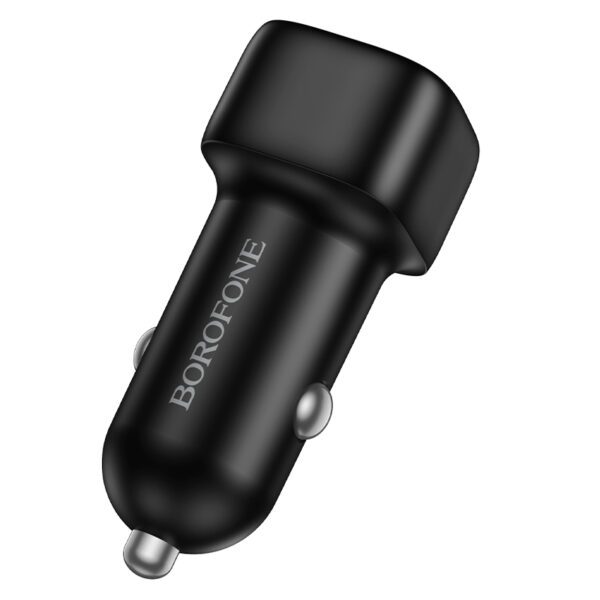 product-103017 Borofone Car charger BZ34B Cloud - USB + Type C - QC 3.0 PD 38W black