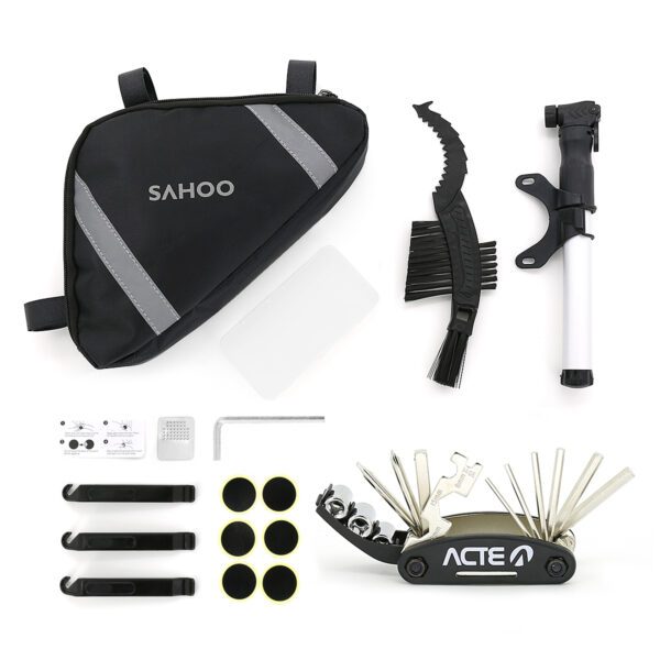 SAHOO Bike tyre repair kit (2212101) 14 pieces + bike bag