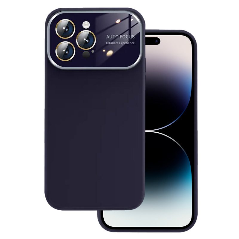 product-89114 Soft Silicone Lens Case for Iphone 12 purple