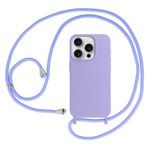 product-92662 Strap Silicone Case for Iphone 11 design 1 purple