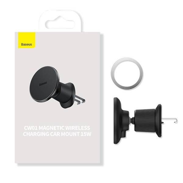 [RETURNED ITEM] [RETURNED ITEM] MagSafe 15W USB C 25W Baseus CW01 inductive car charger - blackeng