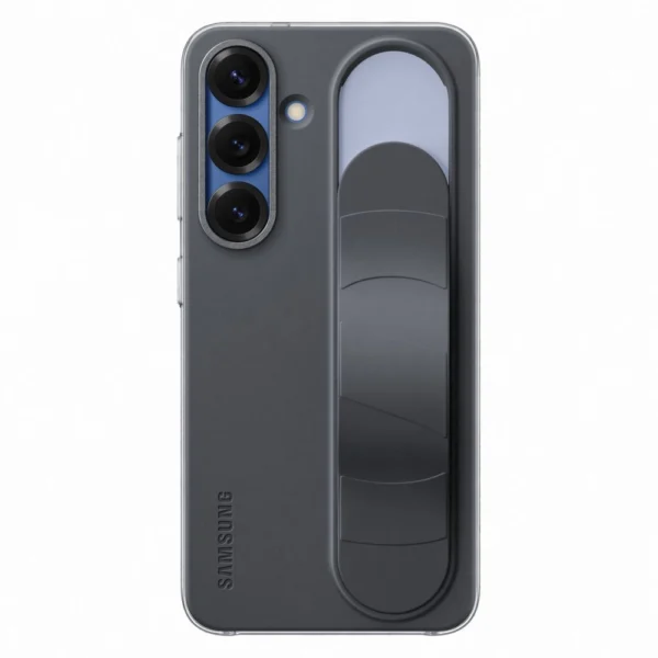 Samsung Standing Grip Case EF-GS936CBEGWW Silicone Case with Holder / Stand for Samsung Galaxy S25+ - Blackeng