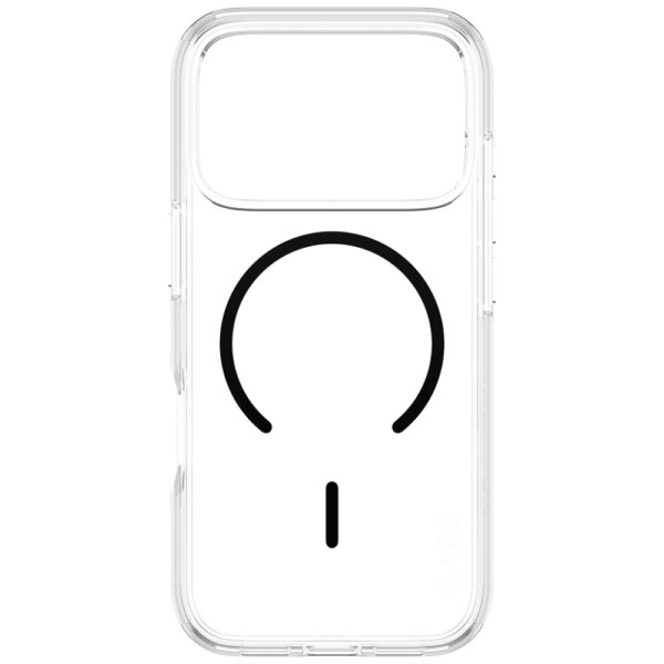 CARE by PanzerGlass Flagship Urban Explorer Case w. Black MagSafe for iPhone 17 Pro - Transparenteng