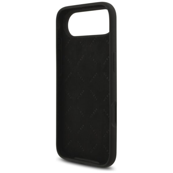 201229_7 Guess Silicone Big 4G Script case for iPhone Air - blackeng