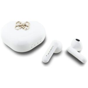 Guess 4G Metal Logo TWS wireless headphones - whiteeng
