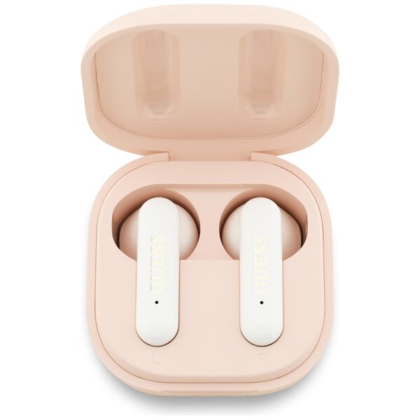 Guess 4G Metal Logo TWS Wireless Headphones - Pinkeng