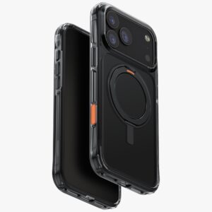 201755_1 Uniq Swivix Rotating Kickstand 360 Case for iPhone 17 Pro Max - Blackeng