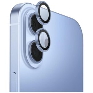 Uniq Optix Aluminum Camera Lens Protector for iPhone 17 with Applicator - Blueeng