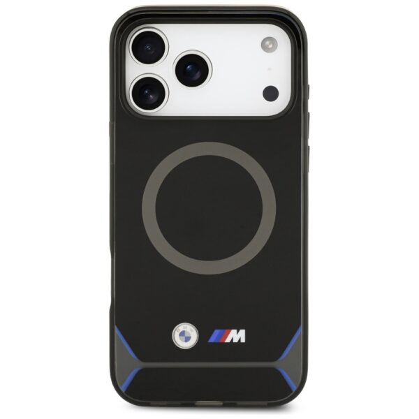 BMW M IML Metal Buttons & Logo MagSafe Case for iPhone 17 Pro Max - Blueeng