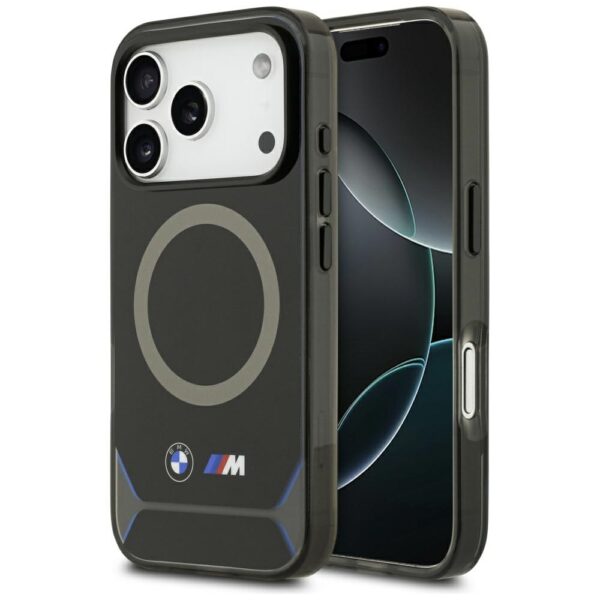 BMW M IML Metal Buttons & Logo MagSafe Case for iPhone 17 Pro - Blueeng