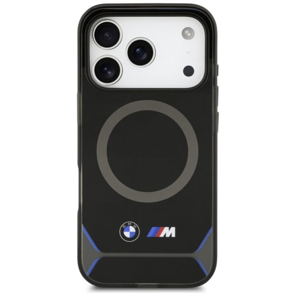 BMW M IML Metal Buttons & Logo MagSafe Case for iPhone 17 Pro - Blueeng