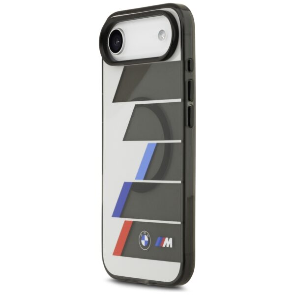 201875_2 BMW M IML Metal Buttons Tricolor Lines MagSafe Case for iPhone Air - Grayeng