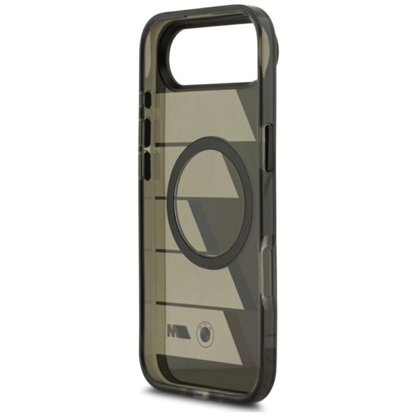 201875_7 BMW M IML Metal Buttons Tricolor Lines MagSafe Case for iPhone Air - Grayeng