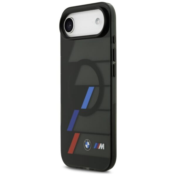 BMW M IML Metal Buttons Tricolor Lines MagSafe Case for iPhone Air - Blackeng
