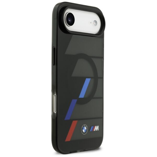 BMW M IML Metal Buttons Tricolor Lines MagSafe Case for iPhone Air - Blackeng