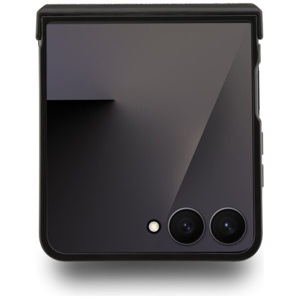 201912_3 Karl Lagerfeld Saffiano Karl&Choupette Pin Case for Samsung Galaxy Z Flip 7 - Blackeng