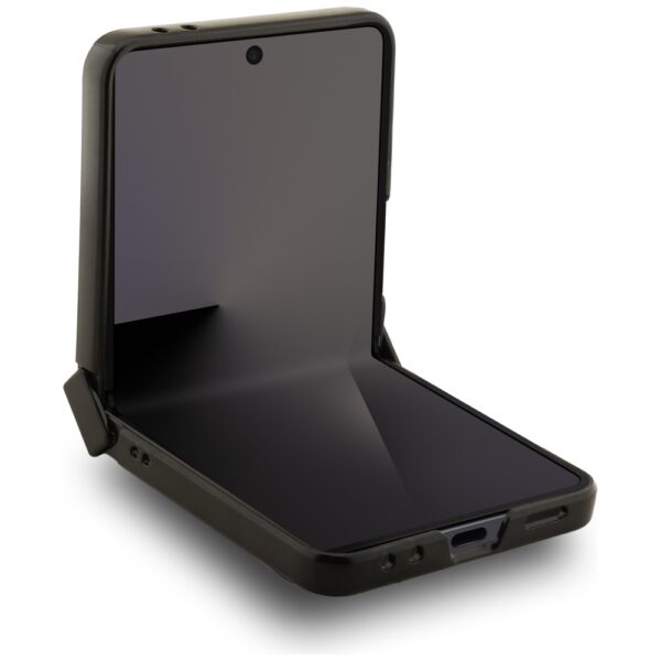 201912_4 Karl Lagerfeld Saffiano Karl&Choupette Pin Case for Samsung Galaxy Z Flip 7 - Blackeng