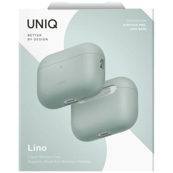 203679_6 Uniq Lino Silicone Case for AirPods Pro 3 - Greeneng