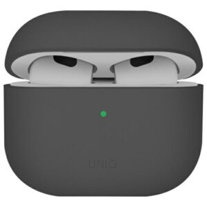 203712_1 Uniq Lino Silicone AirPods 4 Case - Grayeng
