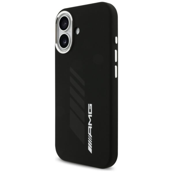 AMG Silicone Oversize Rhombs MagSafe Case for iPhone 17 - Blackeng