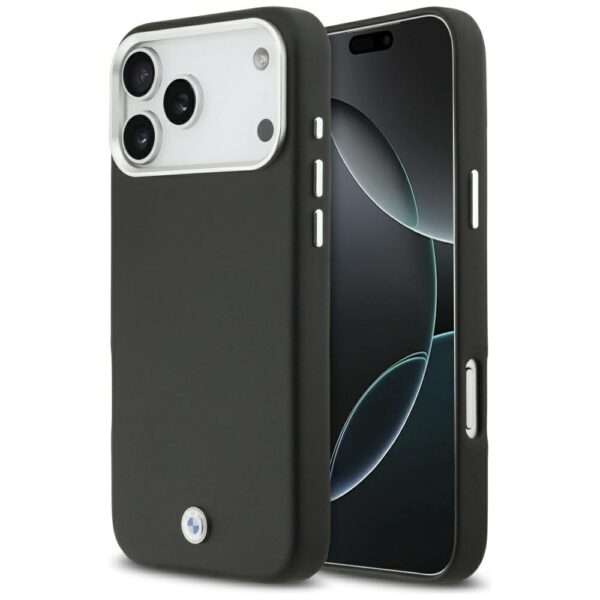 BMW Sign Full Wrapped Metal MagSafe Case for iPhone 17 Pro Max - Blackeng