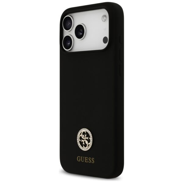 Guess Metal Outline MagSafe Case for iPhone 17 Pro Max - Goldeng