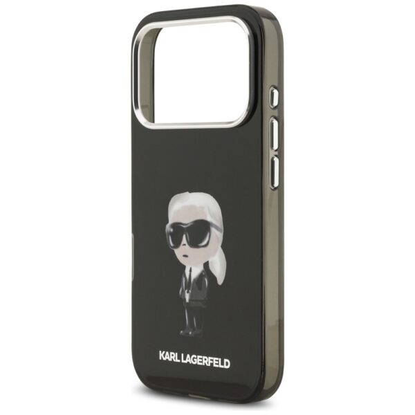 Karl Lagerfeld IML Aquarelle Karl & Logo MagSafe Case for iPhone 17 Pro - Blackeng