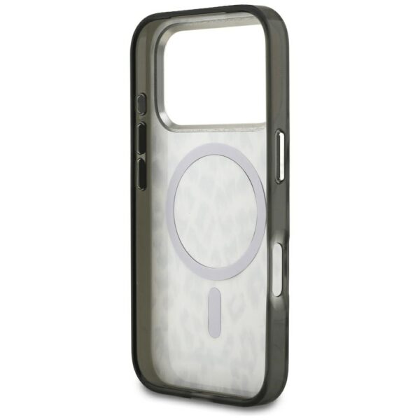 203970_7 Karl Lagerfeld IML Leopard Pattern MagSafe Case for iPhone 17 Pro - Browneng