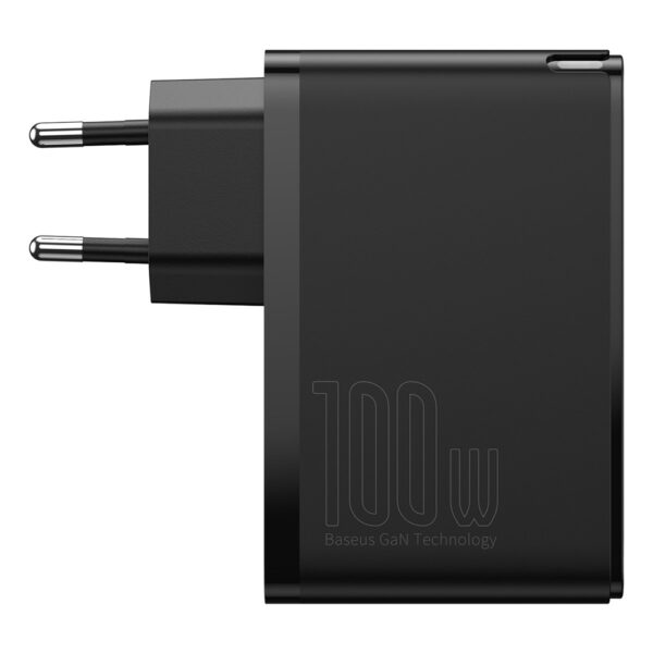Baseus wall charger GaN2 Pro PD 100W 2x USB-C 2x USB black