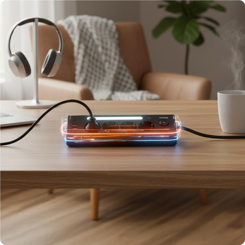 482672_oryg Huslog Power strip with LED