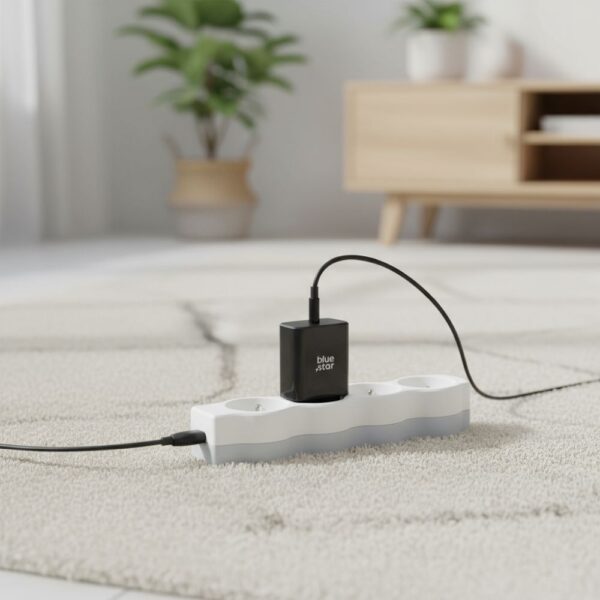 4c7a54bdf5e9135cee93c59987581fb6 BLUE STAR travel charger Type C PD QC4.0 3A 35W TFB-TC-35WPD black