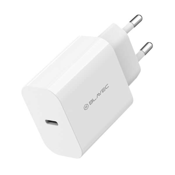 Blavec Wall charger BC-7 GaN4 - Type C - PD QC 45W 3A with Type C to Type C cable (TCBC7G4-CW453A+CC) white