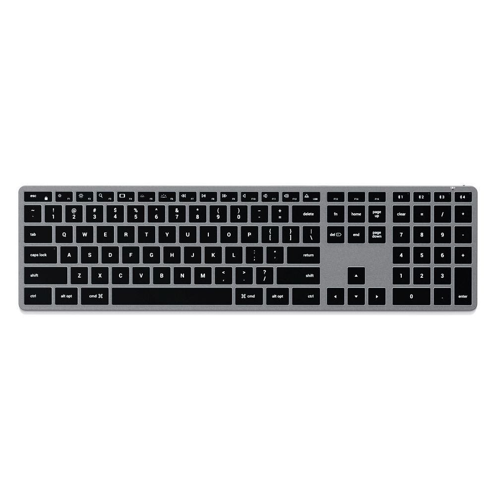 Wireless keyboard QWERTY Satechi Slim X3 ST-BTSX3M space gray