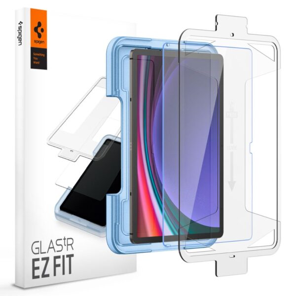 CREATOR: gd-jpeg v1.0 (using IJG JPEG v62), quality = 80 Spigen Glas.tR EZ Fit Tempered Glass for Samsung Galaxy Tab S9 11'' X710 / X716Beng