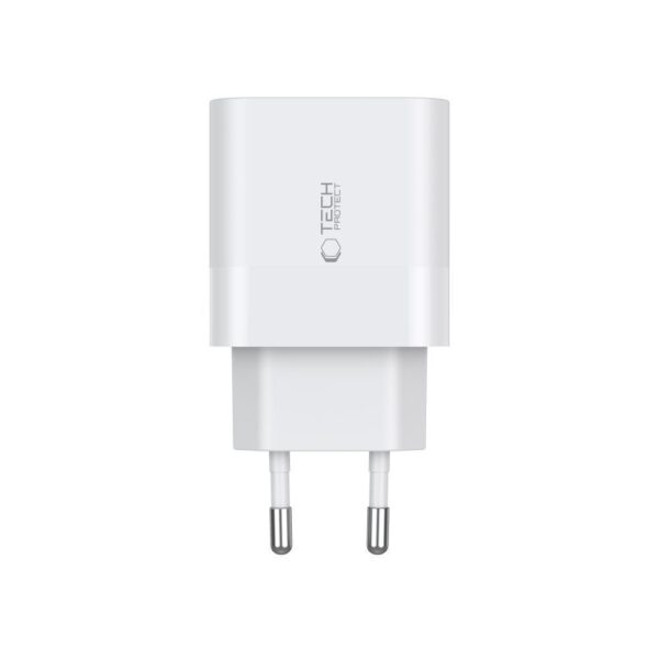 CREATOR: gd-jpeg v1.0 (using IJG JPEG v62), quality = 80 Tech-Protect C20W 2x USB-C PD 20W charger with USB-C / USB-C cable - whiteeng