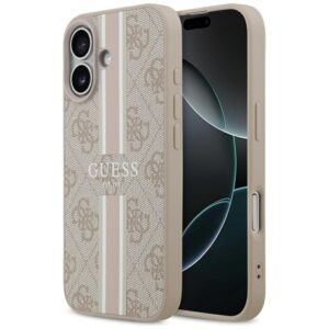 Guess 4G Printed Stripes MagSafe Case for iPhone 17 - Pinkeng