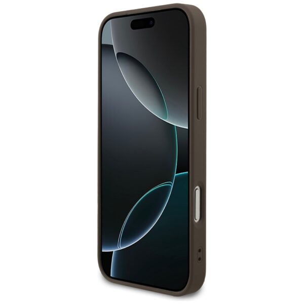 Guess 4G Ring Classic Logo MagSafe Case for iPhone 17 Pro Max - Browneng